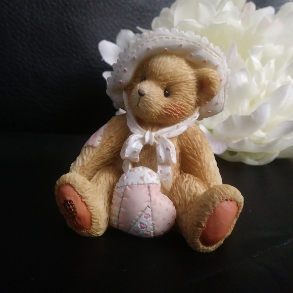 SOLD- 3/$10🌟 Cherished Teddies "Phoebe" February Figurine Statue Bear - Picture 5 of 10